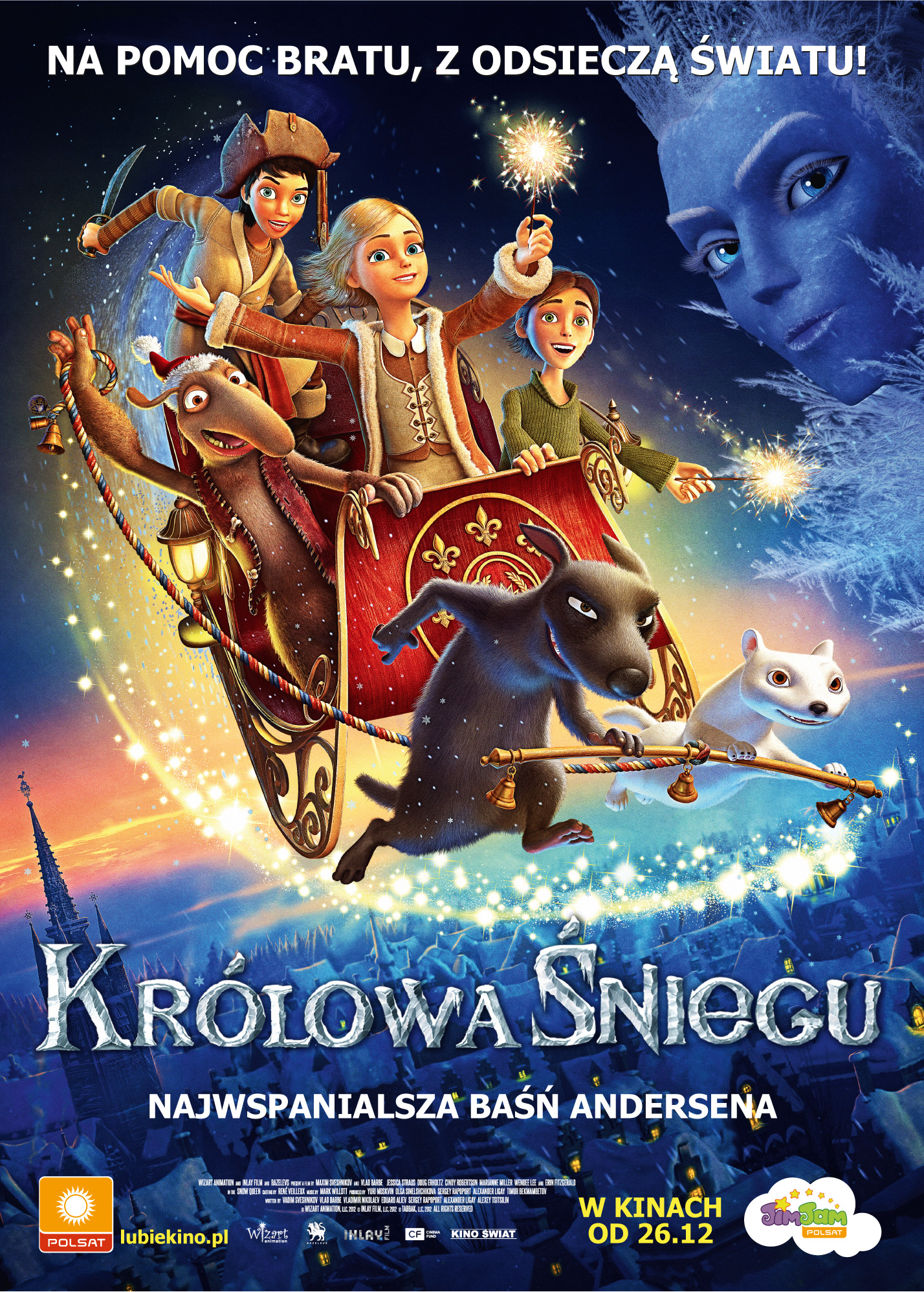 Hans Christian Andersen Królowa śniegu Newsy - NoveKino - Kino Wisła Warszawa - Kino CYFROWE 3D